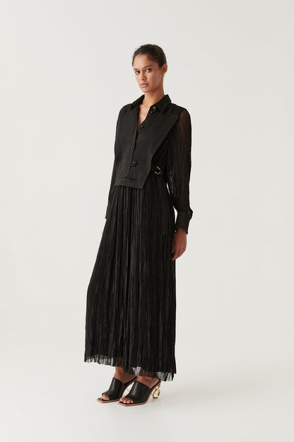 Women Aeriel Bib Front Maxi Dress | Aje