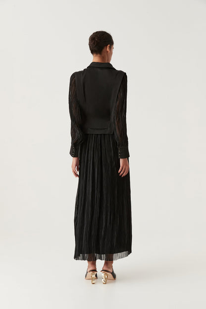 Women Aeriel Bib Front Maxi Dress | Aje