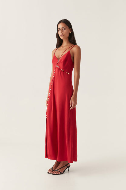 Women Riddle Button Down Maxi Dress | Aje