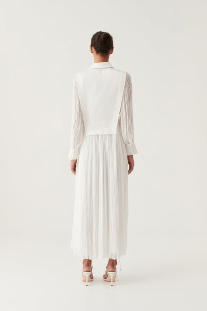 Women Aeriel Bib Front Maxi Dress | Aje