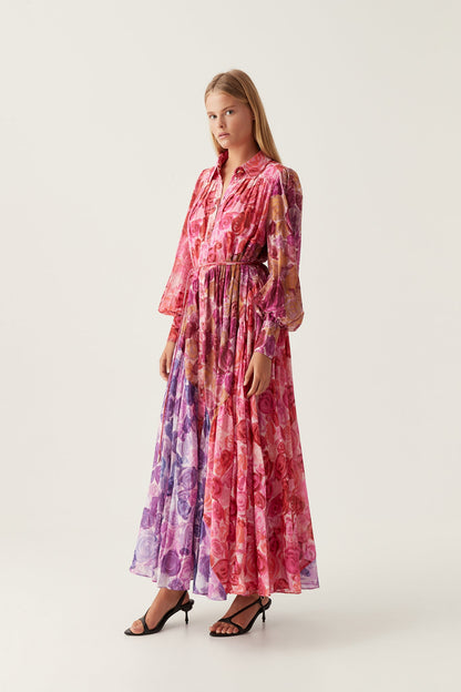 Women Collisions Smock Maxi Dress | Aje