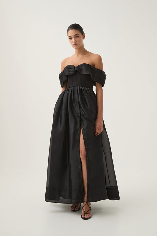 Women Cordelia Corseted Maxi Dress | Aje