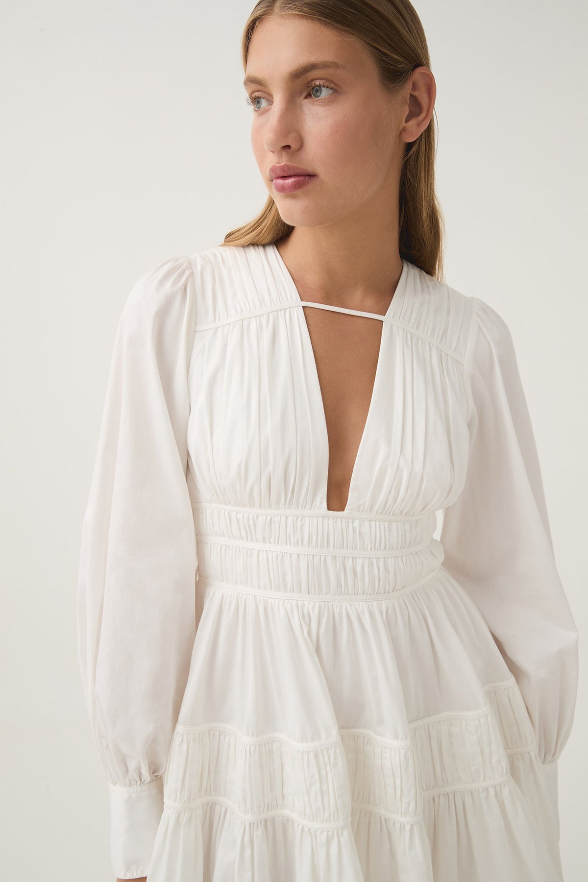 Women Fallingwater Ruched Mini Dress | Aje