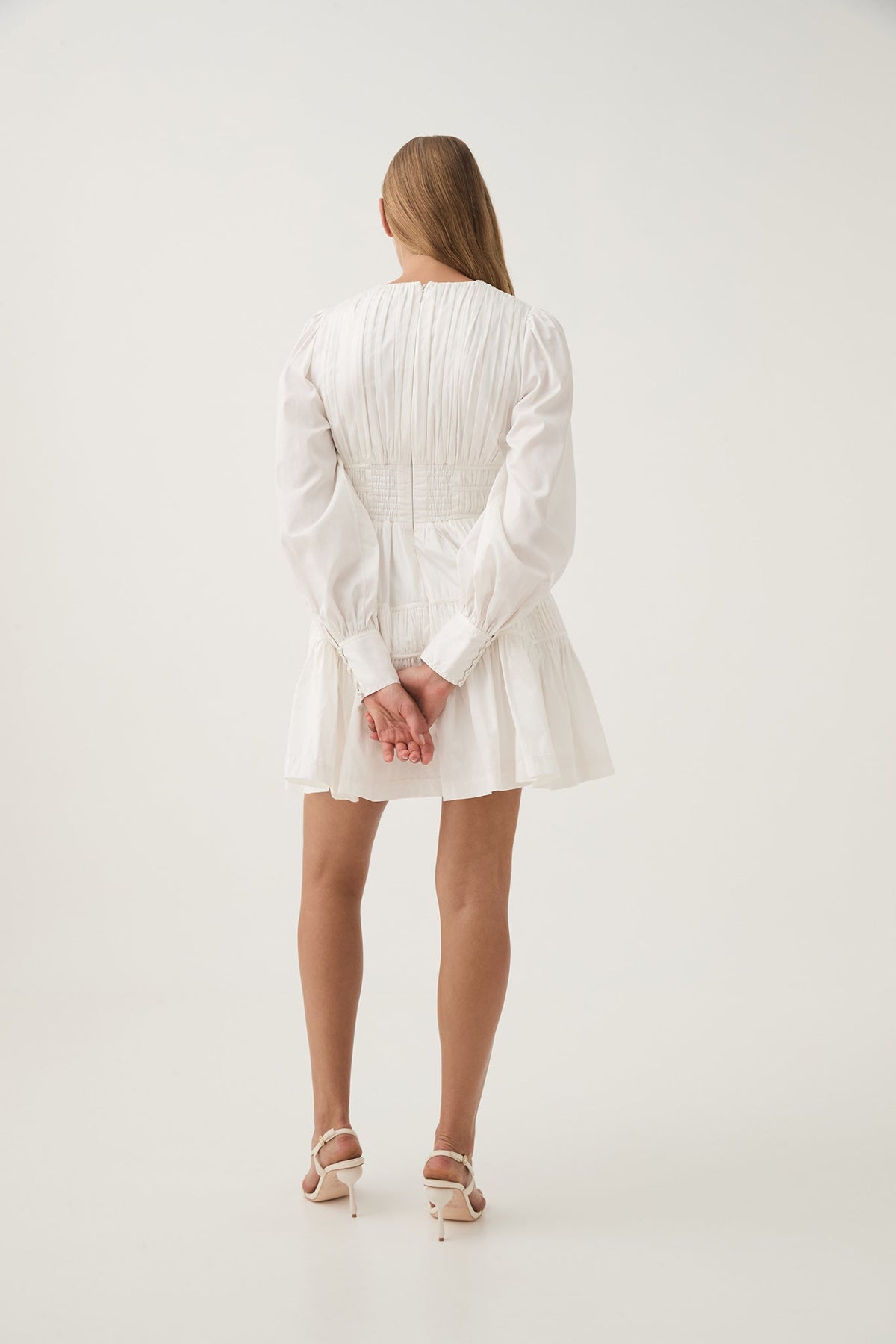 Women Fallingwater Ruched Mini Dress | Aje