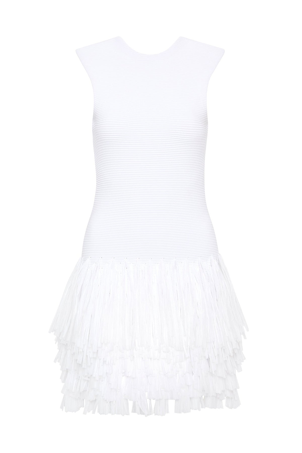 Women Rushes Raffia Knit Mini Dress | Aje