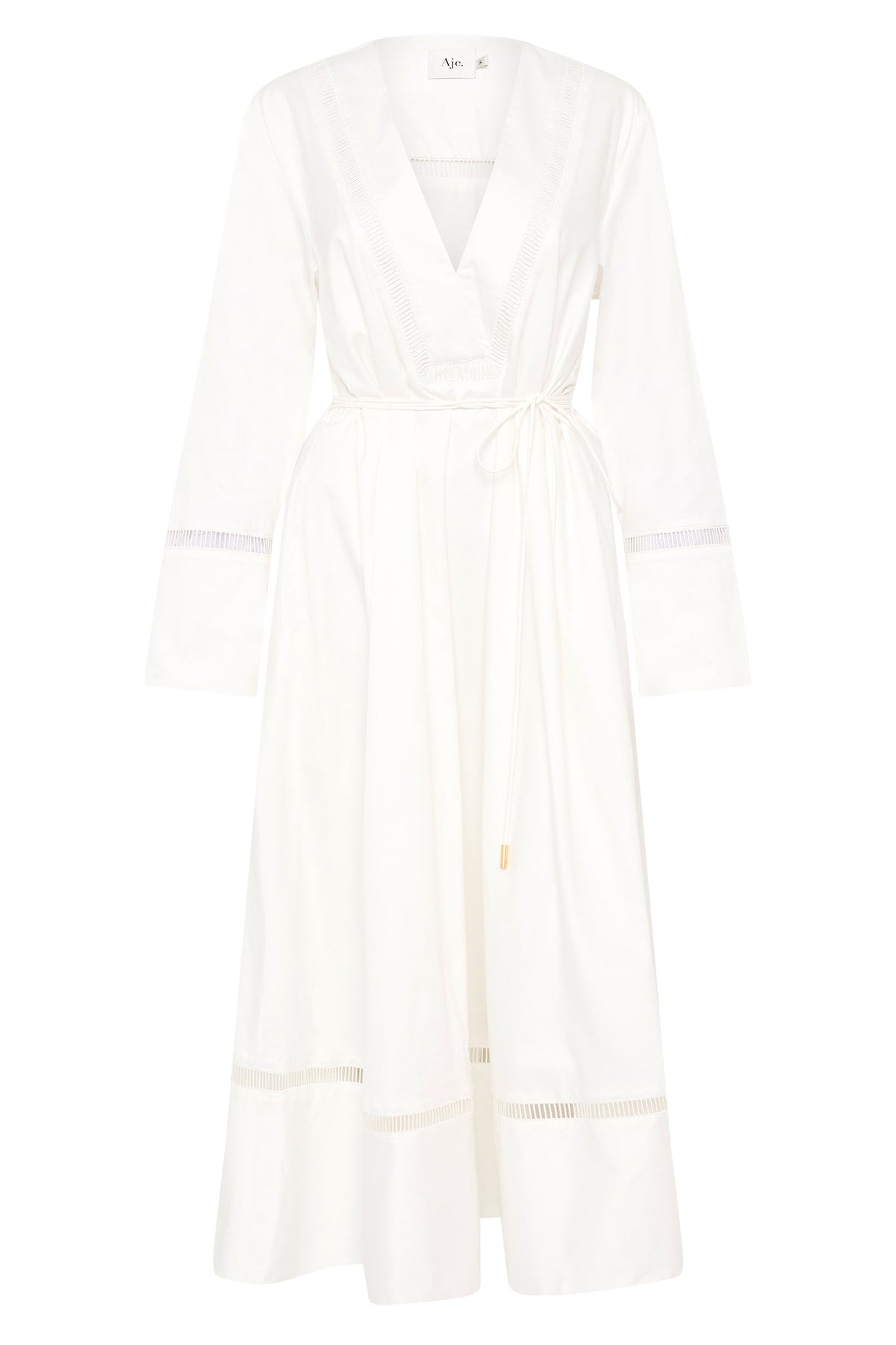 Women Reborn Ladder Trim Midi Dress | Aje
