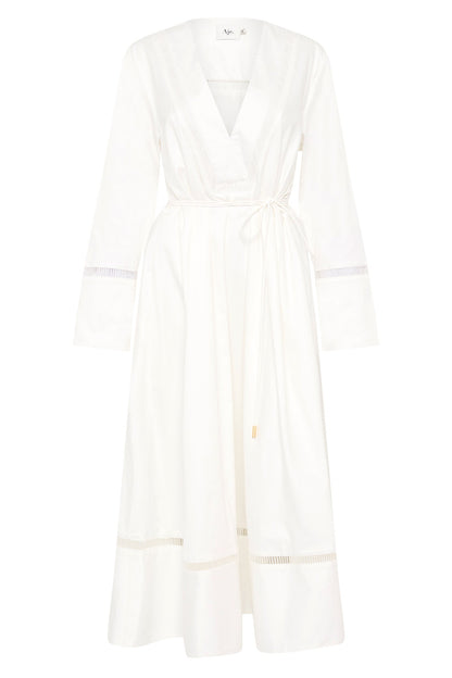 Women Reborn Ladder Trim Midi Dress | Aje