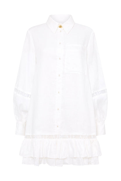 Women Reframe Logo Trim Mini Dress | Aje