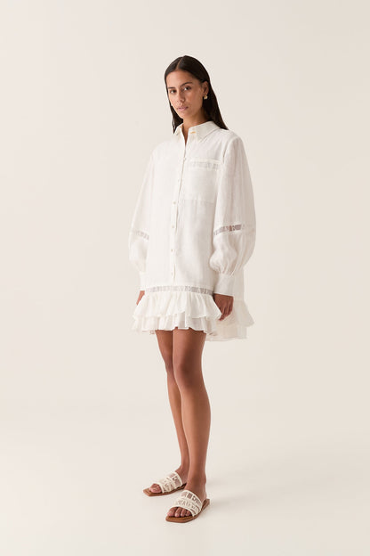 Women Reframe Logo Trim Mini Dress | Aje