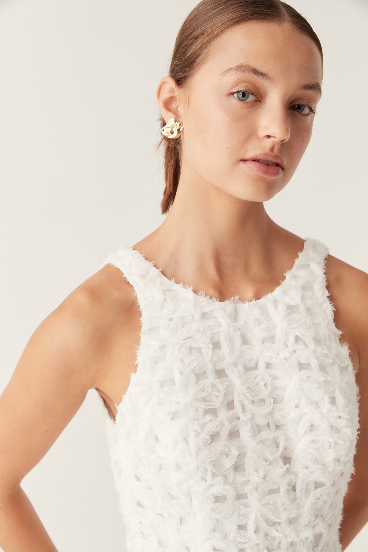 Women Quintette Textured Mini Dress | Aje