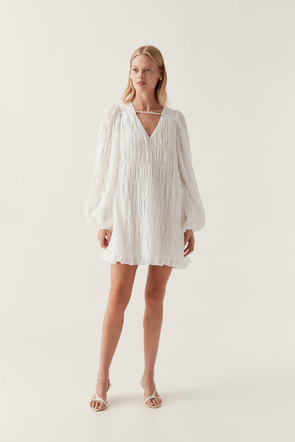 Women Evelina Ruched Mini Dress | Aje