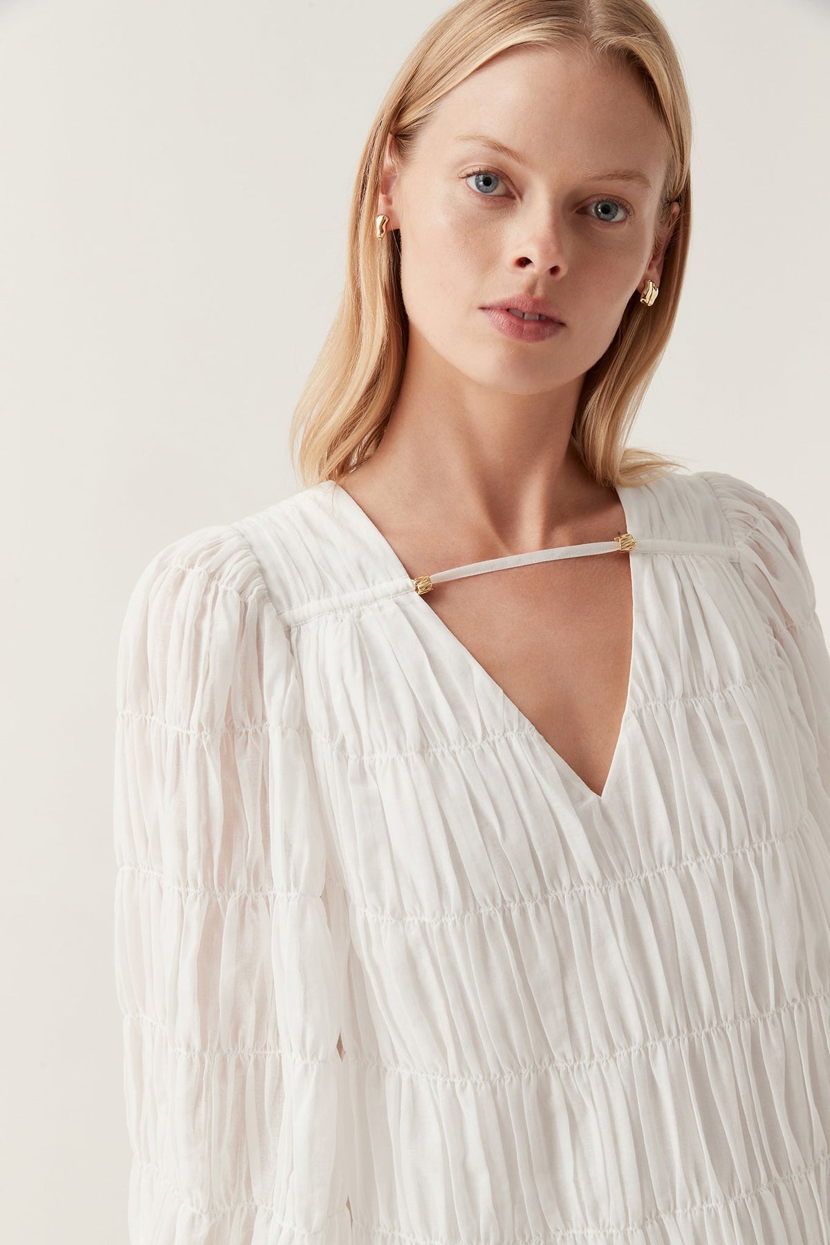 Women Evelina Ruched Mini Dress | Aje