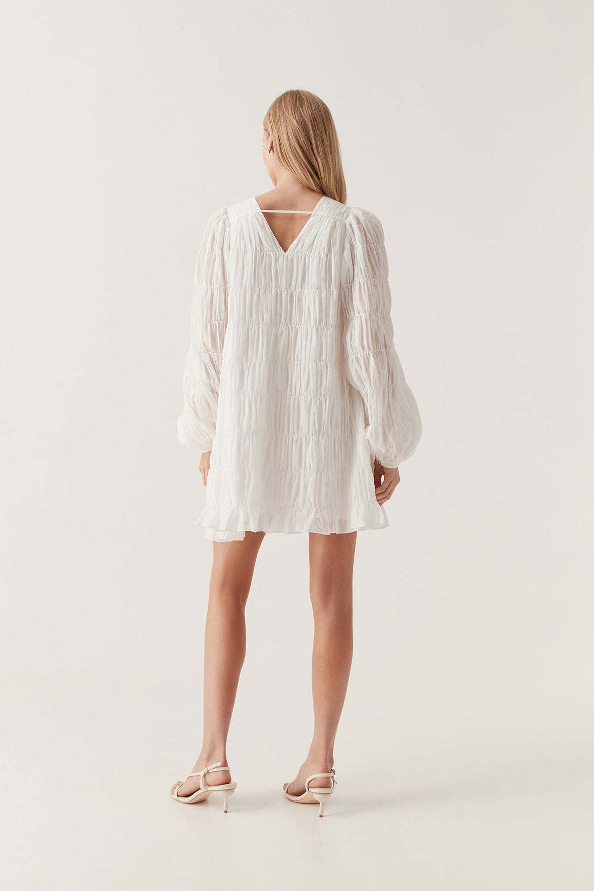 Women Evelina Ruched Mini Dress | Aje