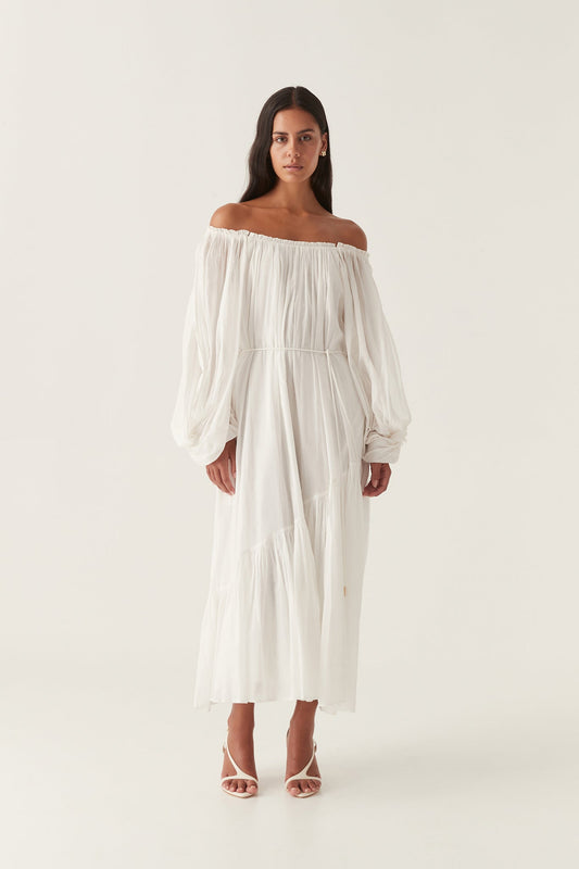 Women Avani Smock Midi Dress | Aje