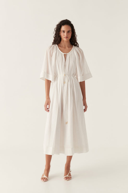 Women Damia Smock Midi Dress | Aje