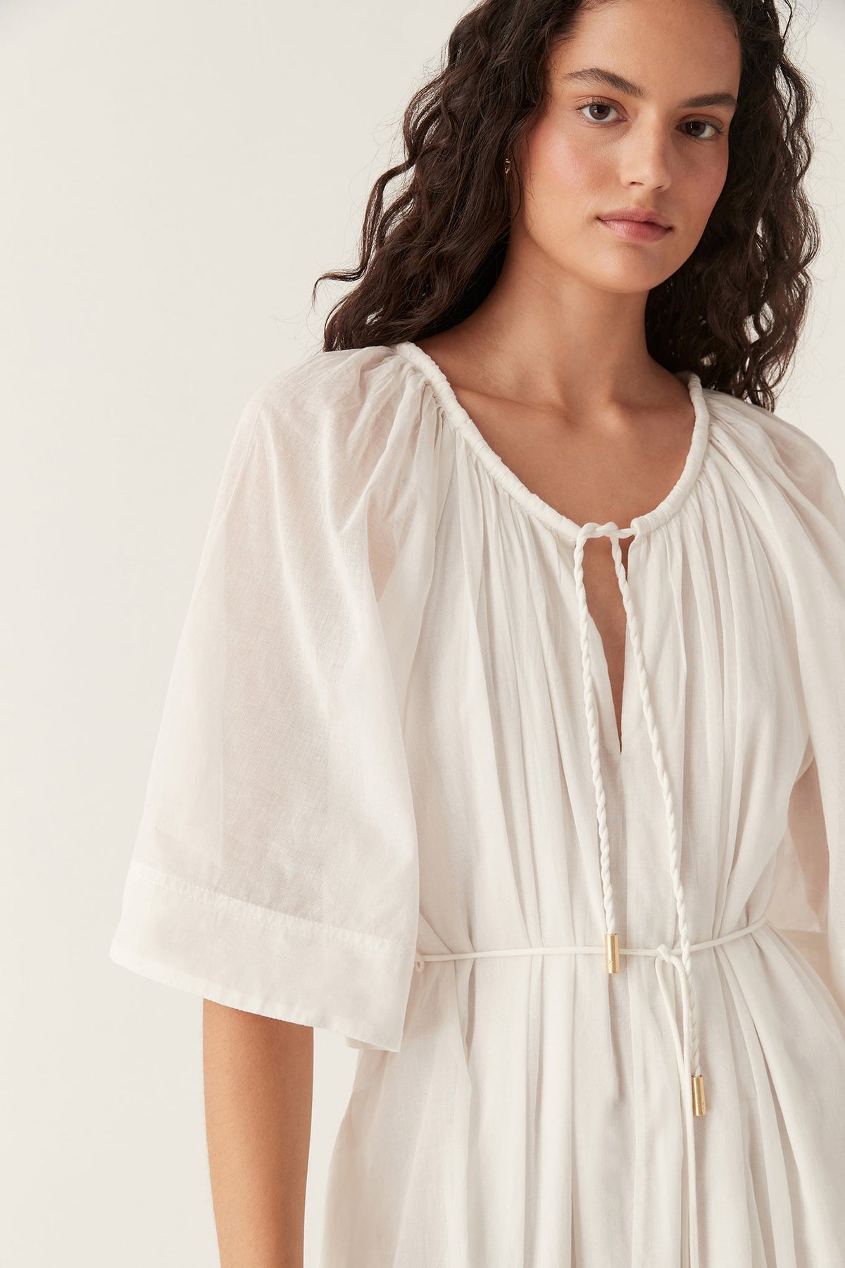 Women Damia Smock Midi Dress | Aje