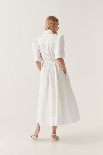 Women Pivotal Tie Midi Dress | Aje