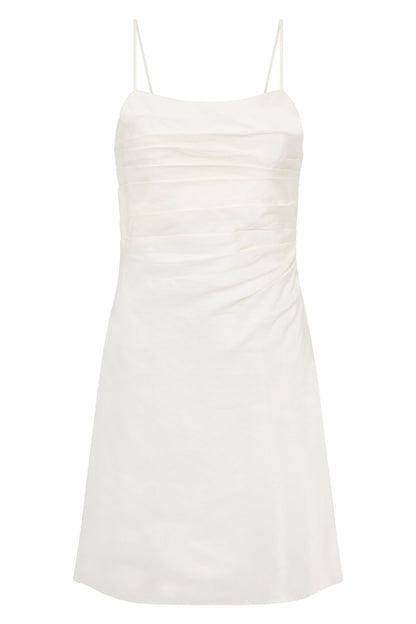 Women Clarice Draped Mini Slip Dress | Aje