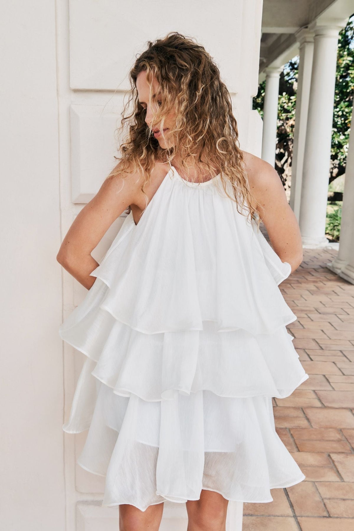 Women Claudia Tiered Mini Dress | Aje