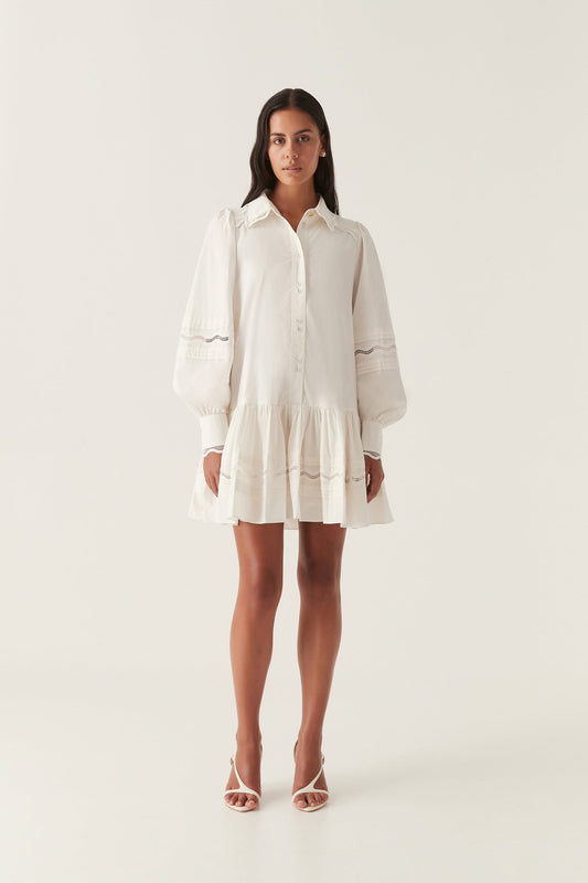 Women Reva Wave Trim Mini Dress | Aje