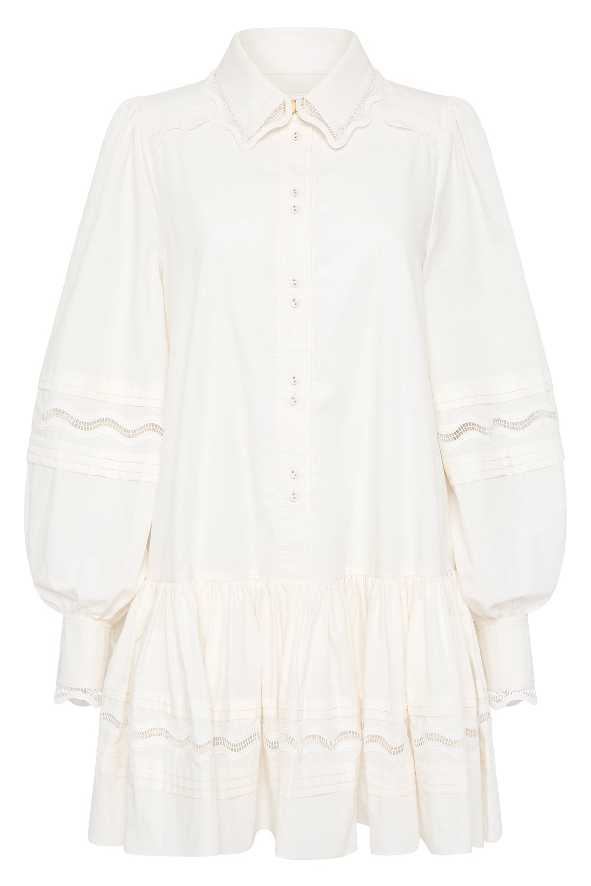 Women Reva Wave Trim Mini Dress | Aje