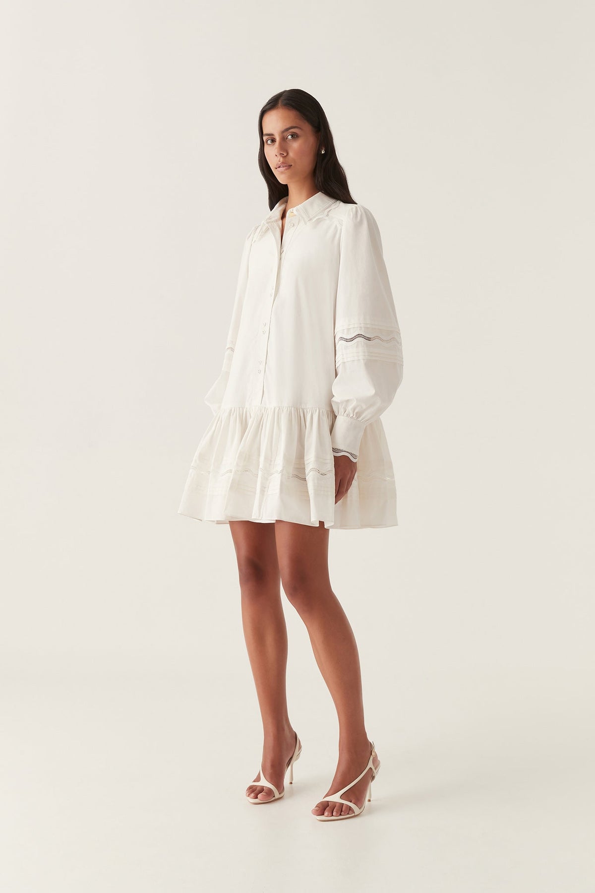 Women Reva Wave Trim Mini Dress | Aje