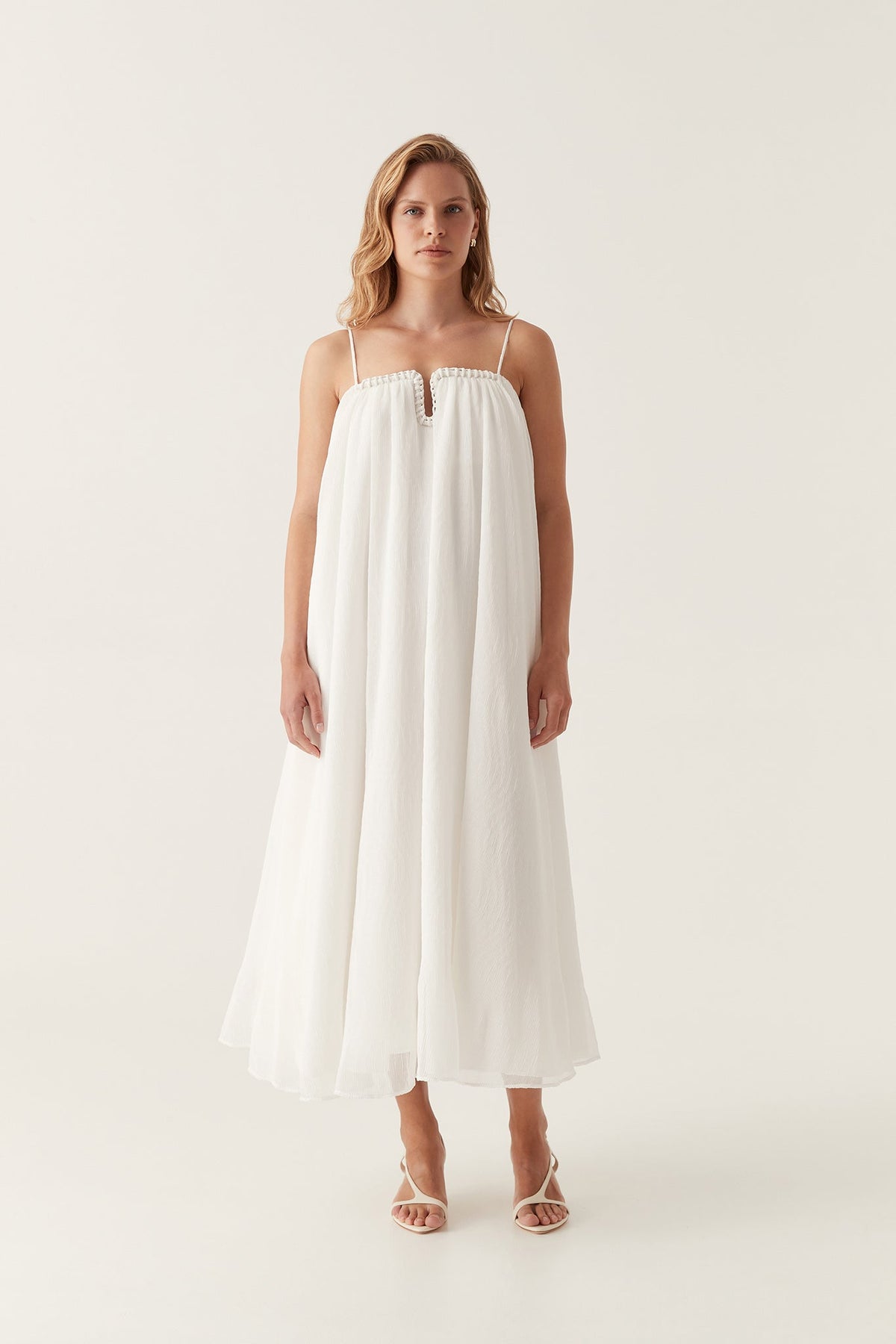 Women Filigree Sweetheart Midi Dress | Aje