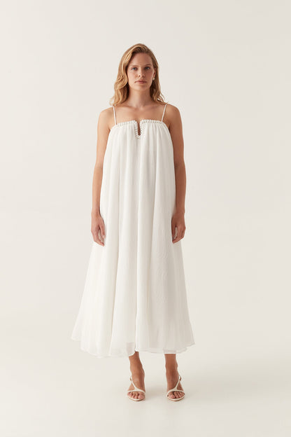 Women Filigree Sweetheart Midi Dress | Aje