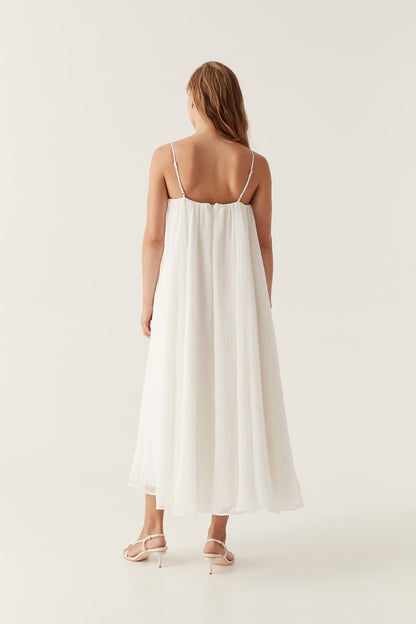 Women Filigree Sweetheart Midi Dress | Aje