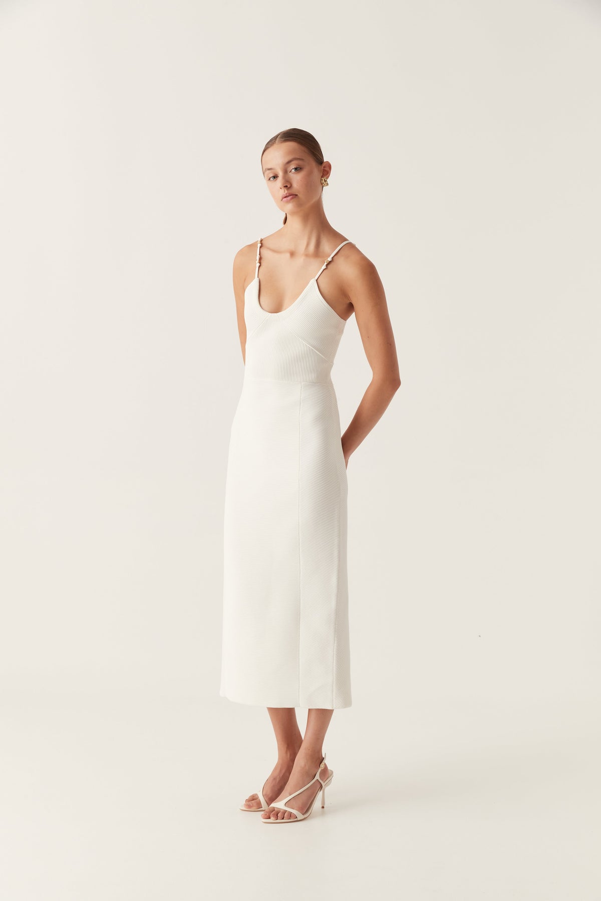 Women Veida Ottoman Knit Midi Dress | Aje