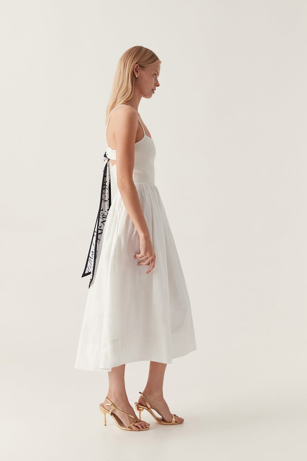 Women Danica Tie Back Midi Dress | Aje