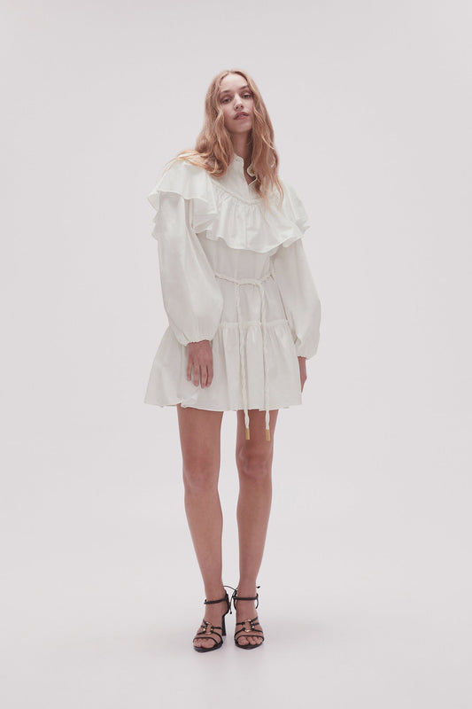 Women Dahlia Flounce Mini Dress | Aje