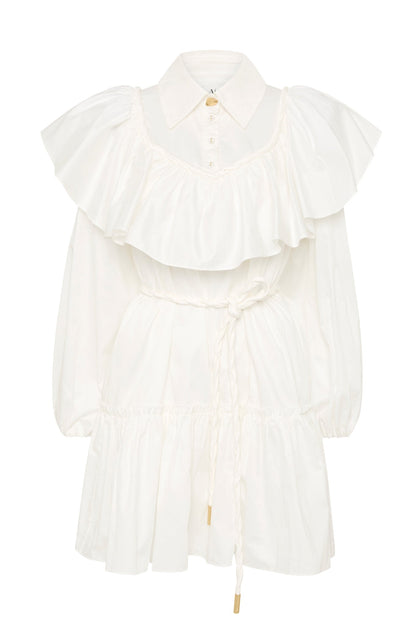 Women Dahlia Flounce Mini Dress | Aje