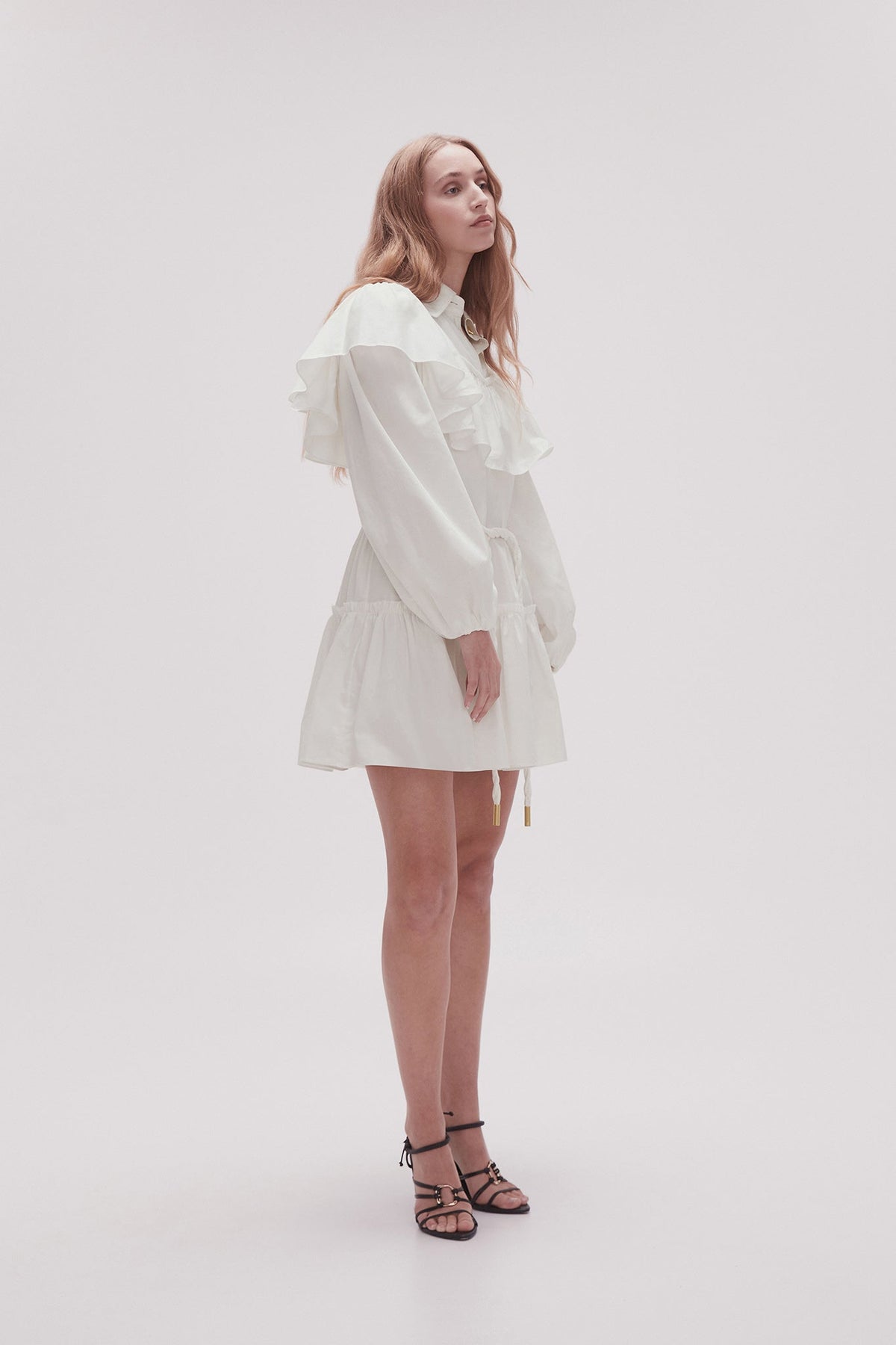 Women Dahlia Flounce Mini Dress | Aje