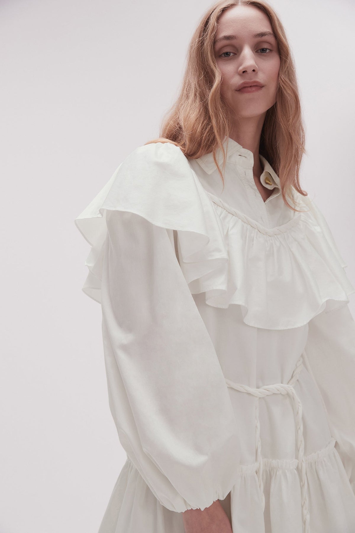 Women Dahlia Flounce Mini Dress | Aje