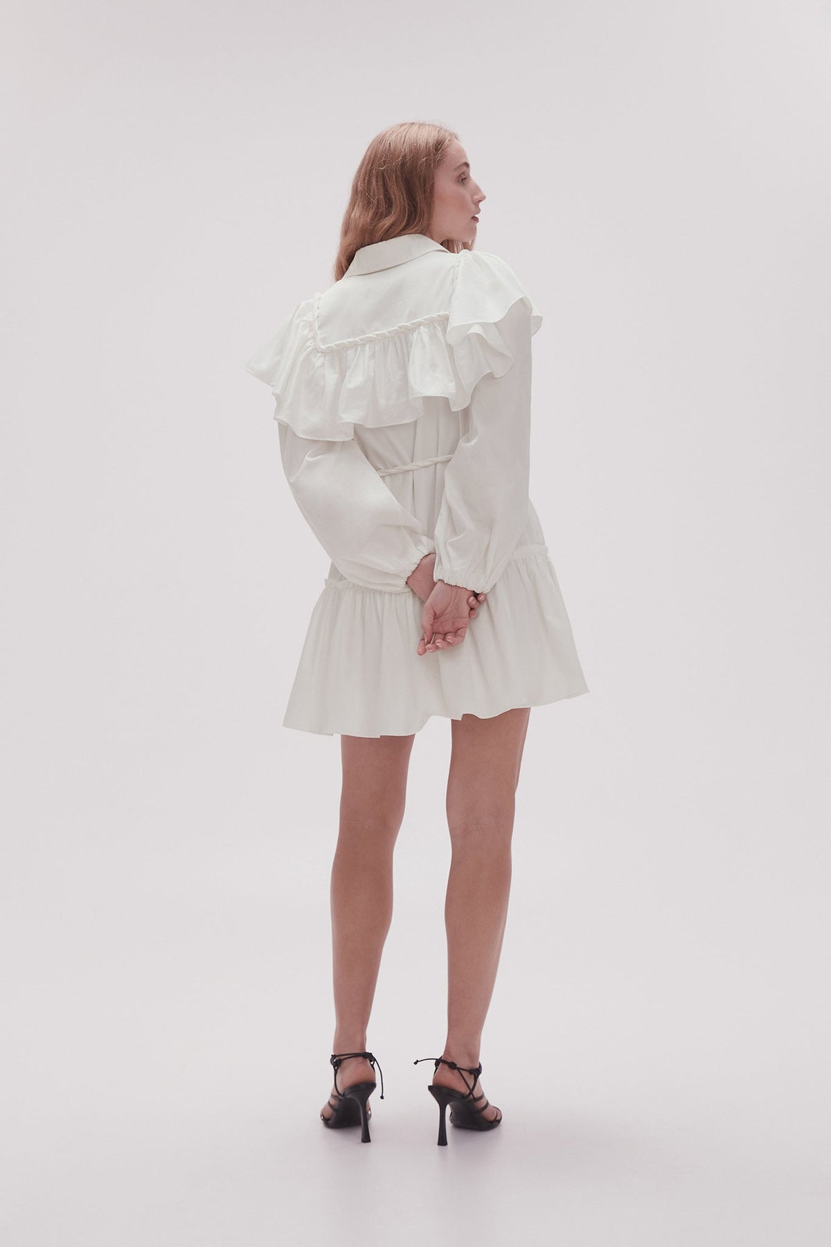 Women Dahlia Flounce Mini Dress | Aje