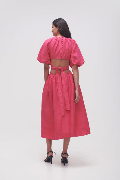 Women Mimosa Cutout Midi Dress | Aje