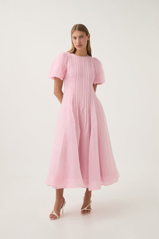 Women Nova Pleated Midi Dress | Aje