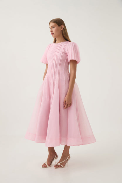 Women Nova Pleated Midi Dress | Aje