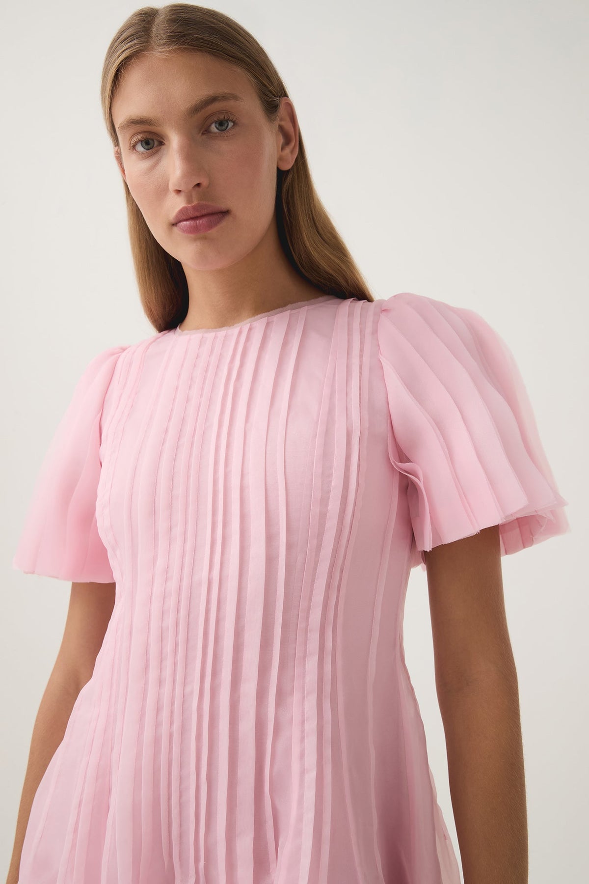 Women Nova Pleated Midi Dress | Aje