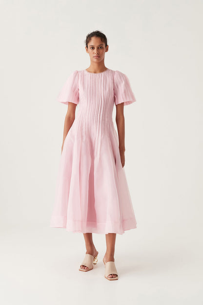 Women Nova Pleated Midi Dress | Aje