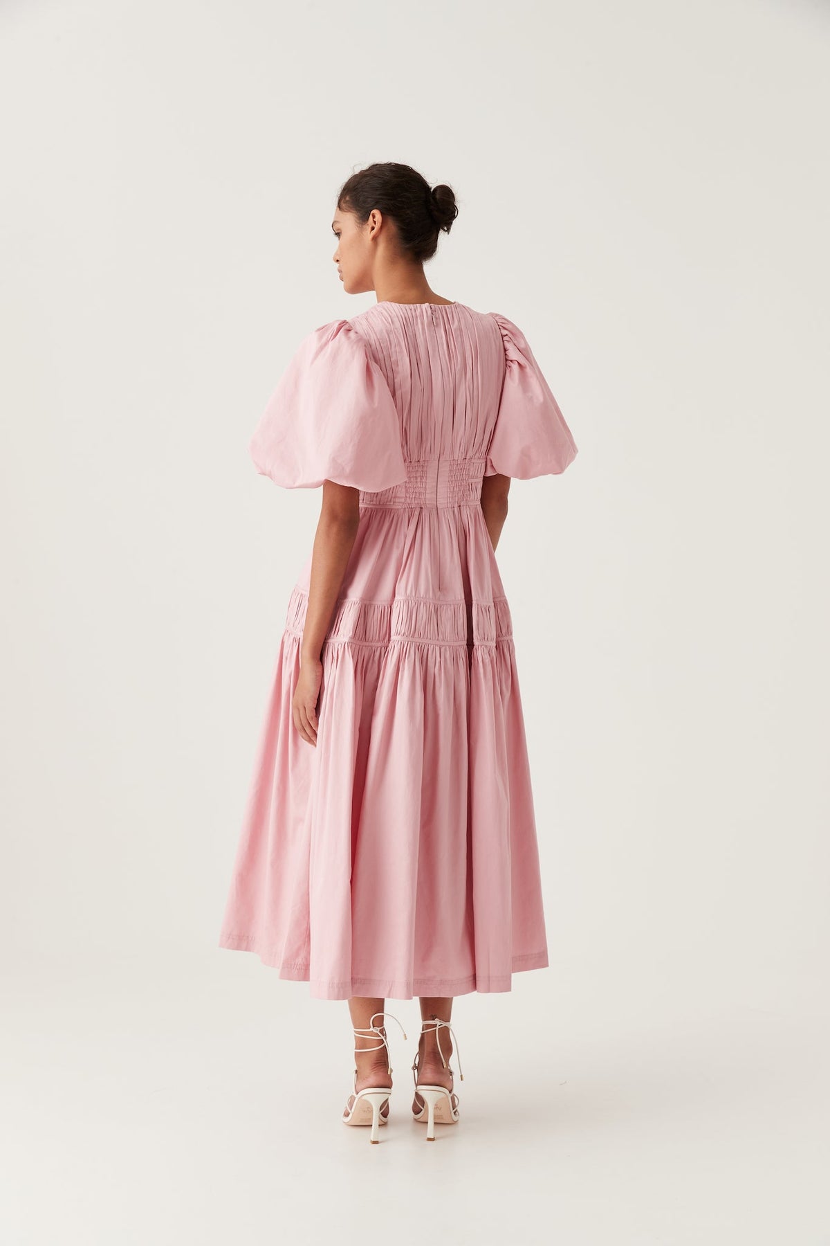 Women Fallingwater Ruched Midi Dress | Aje