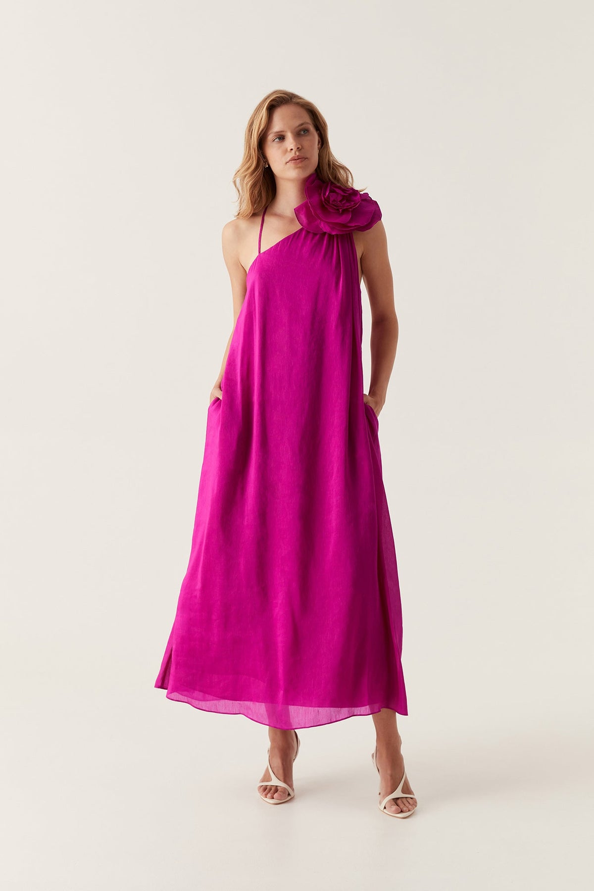 Women Quintessa Flower Midi Dress | Aje