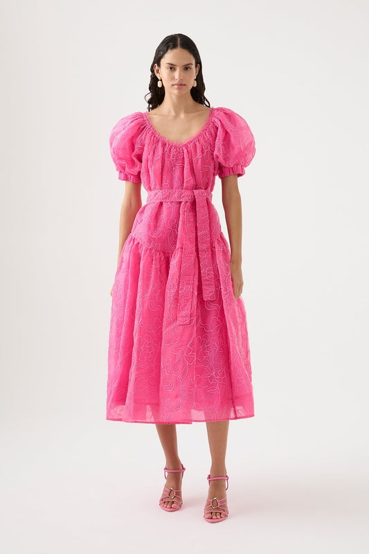 Women Evangeline Cornelli Midi Dress | Aje