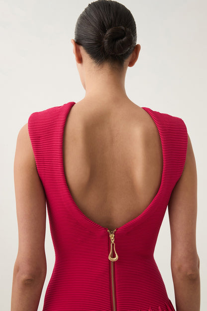 Women Rushes Raffia Knit Mini Dress | Aje