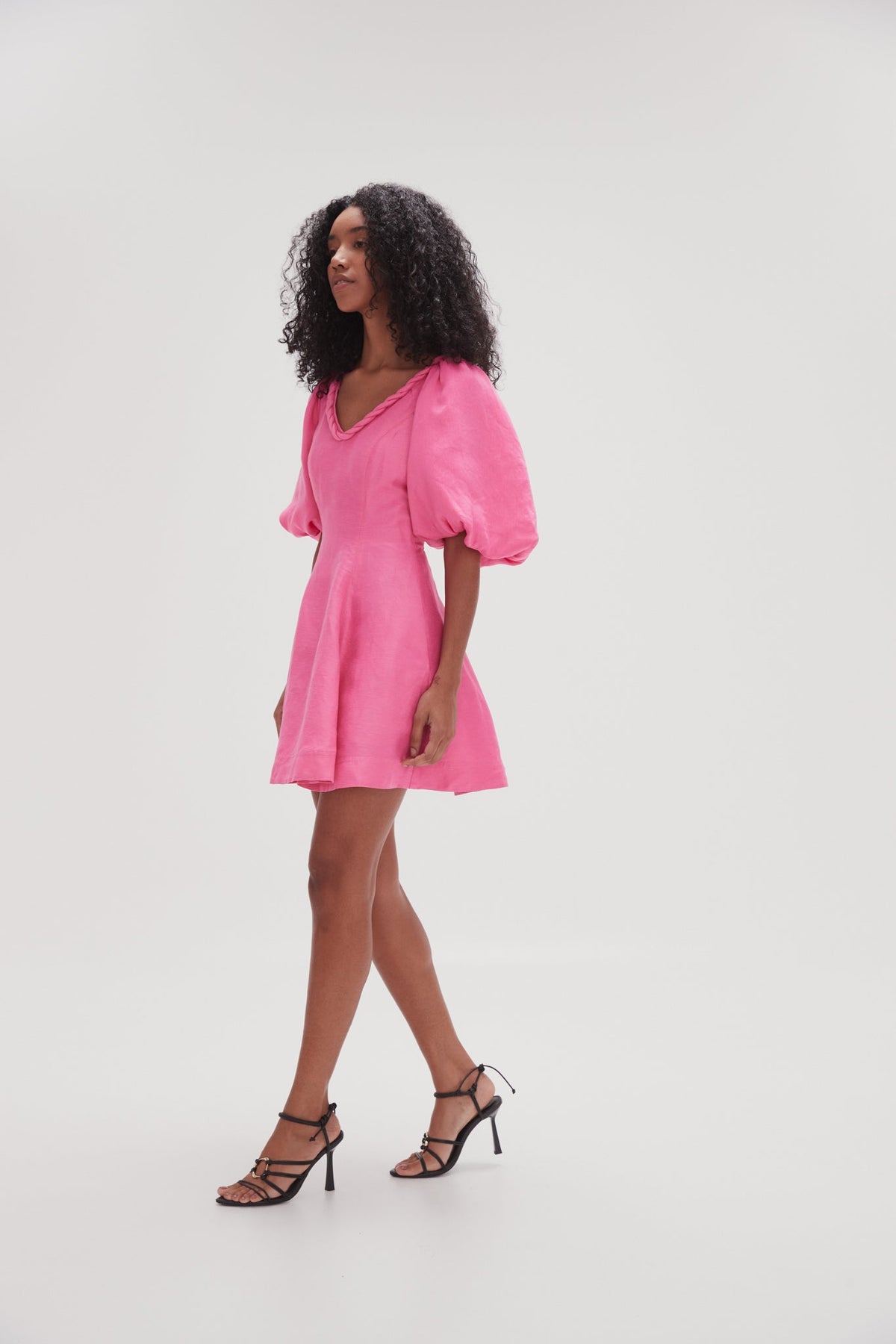 Women Whimsical V-Neck Mini Dress | Aje