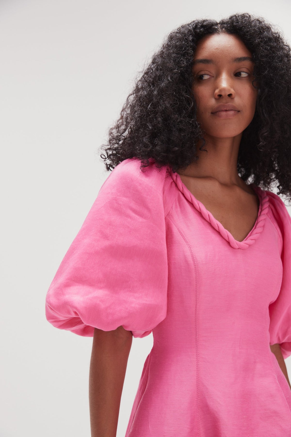 Women Whimsical V-Neck Mini Dress | Aje