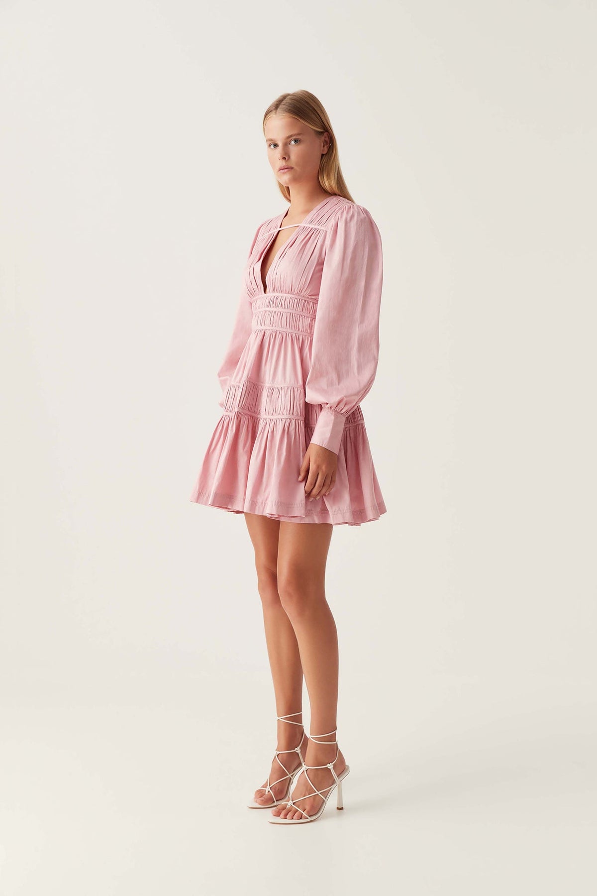 Women Fallingwater Ruched Mini Dress | Aje