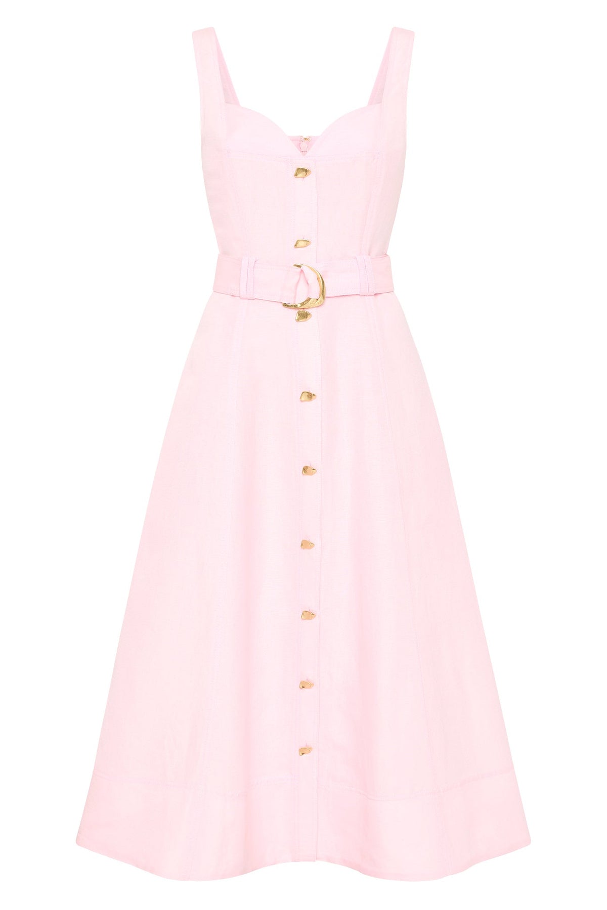 Women Clay Belted Midi Dress | Aje