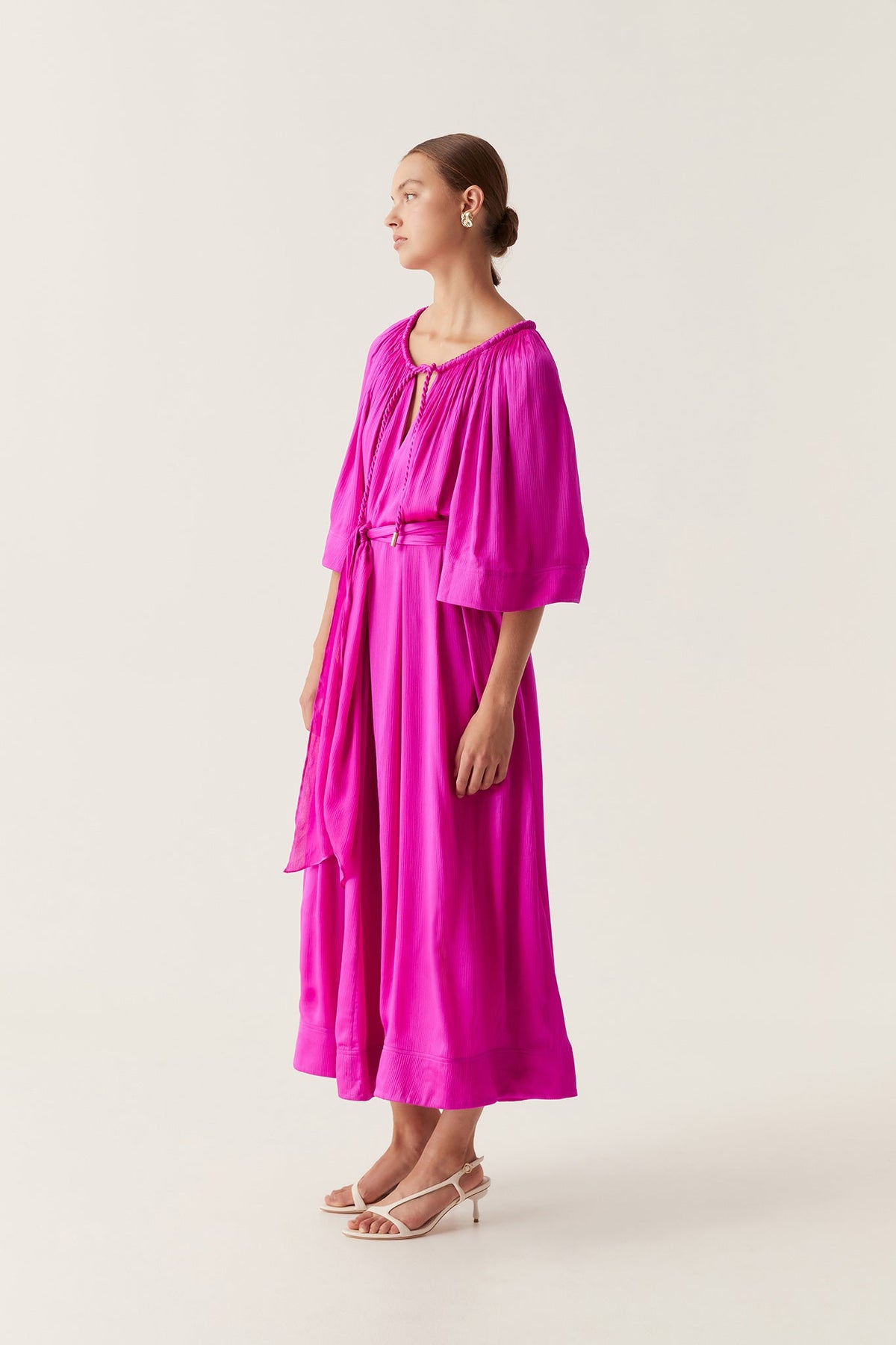 Women Seraphina Silk Midi Dress | Aje